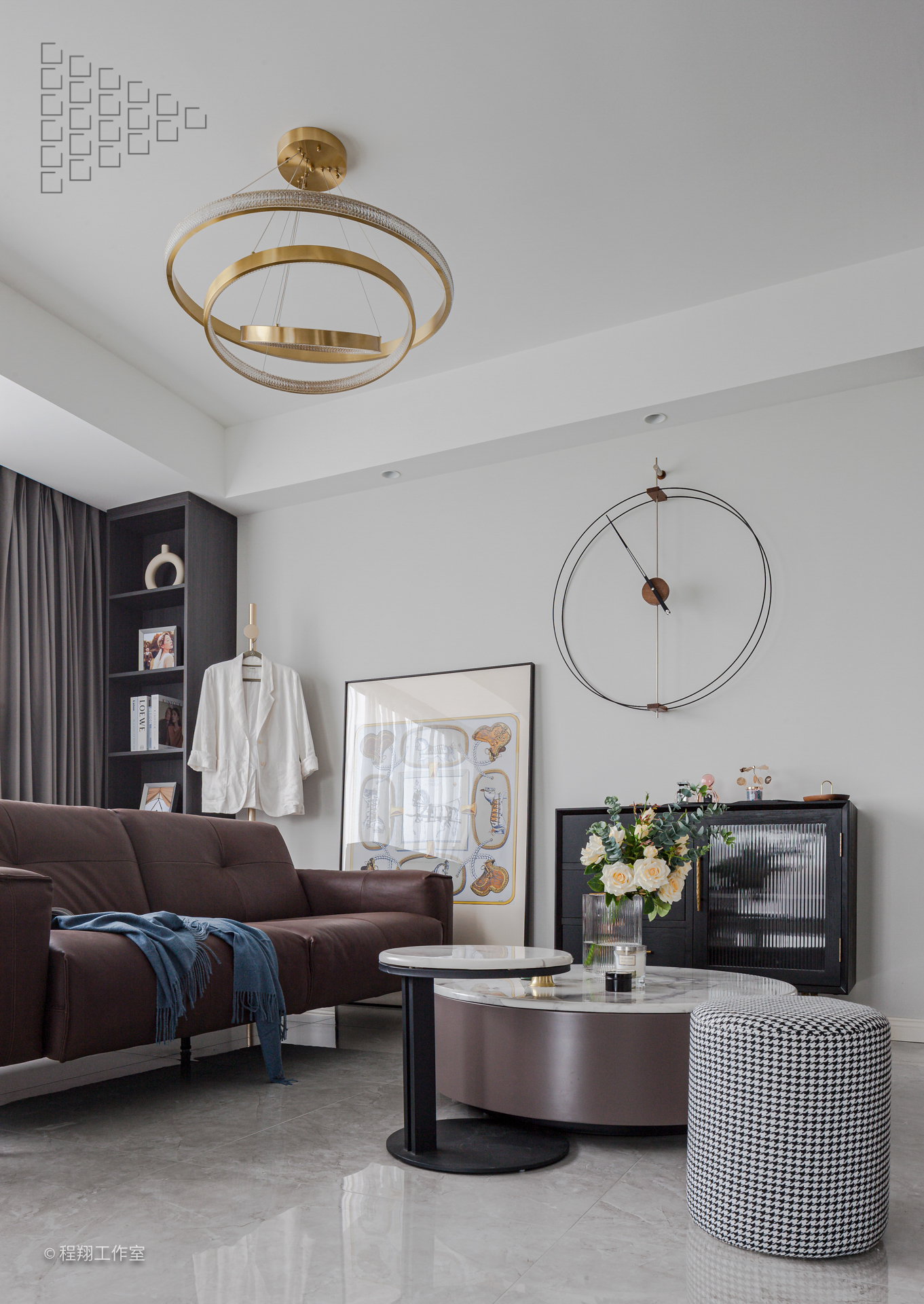 上海现代轻奢平层设计丨中国上海丨恒彩-11