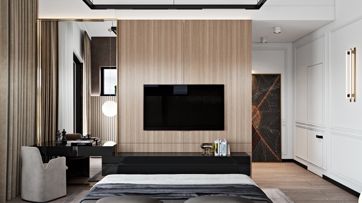 270㎡简约风公寓设计 既舒适又大气-16