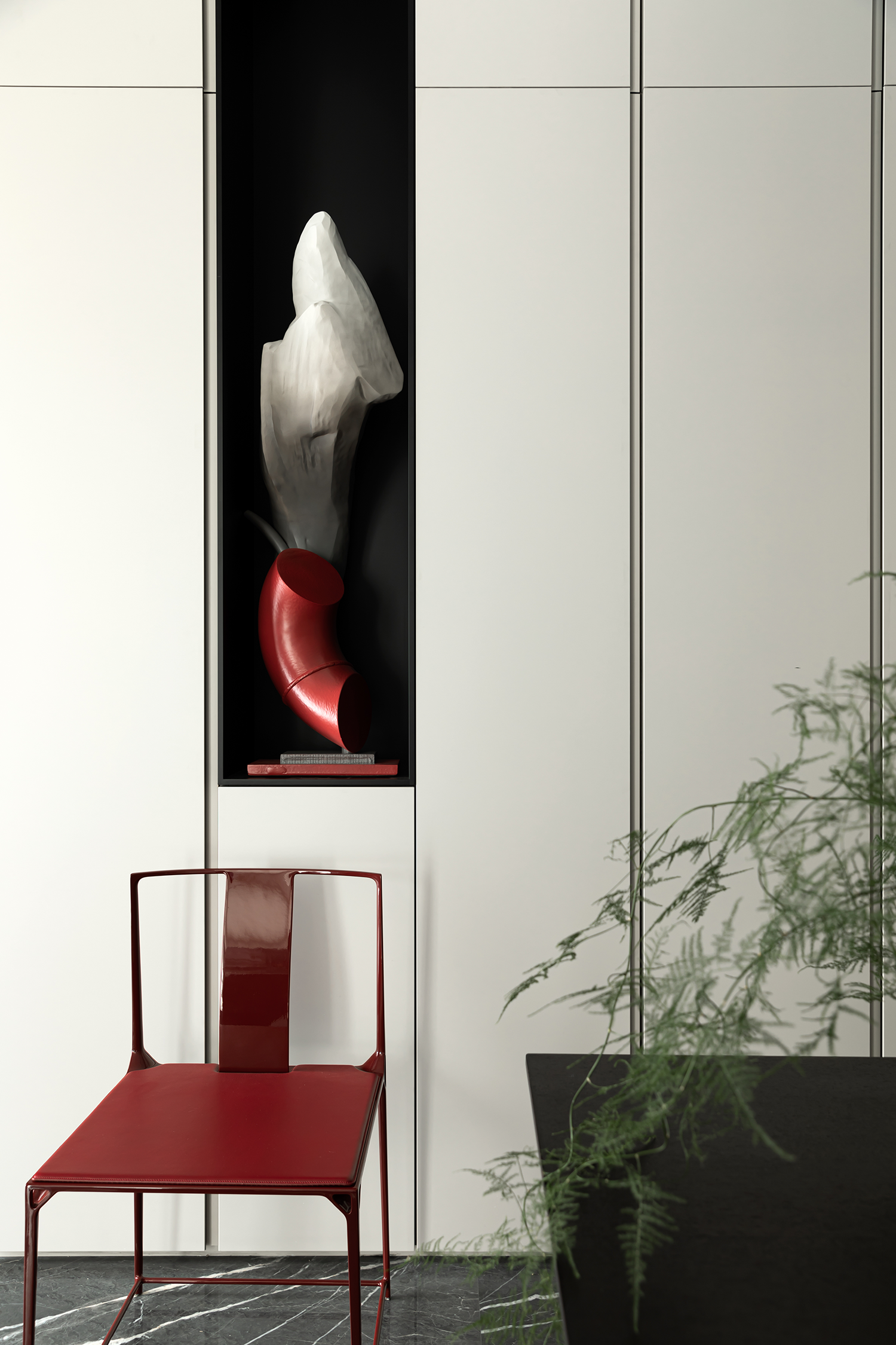 湖景大平层丨中国绍兴丨钱瀚设计团队,常青陈设-40