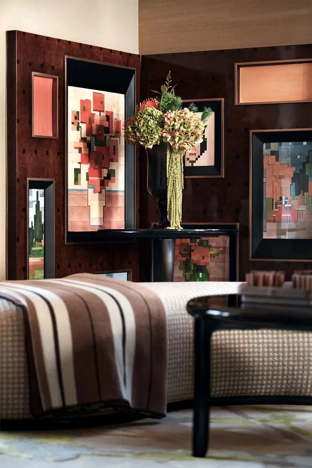 上海334㎡轻奢复古风家居空间丨中国上海-35