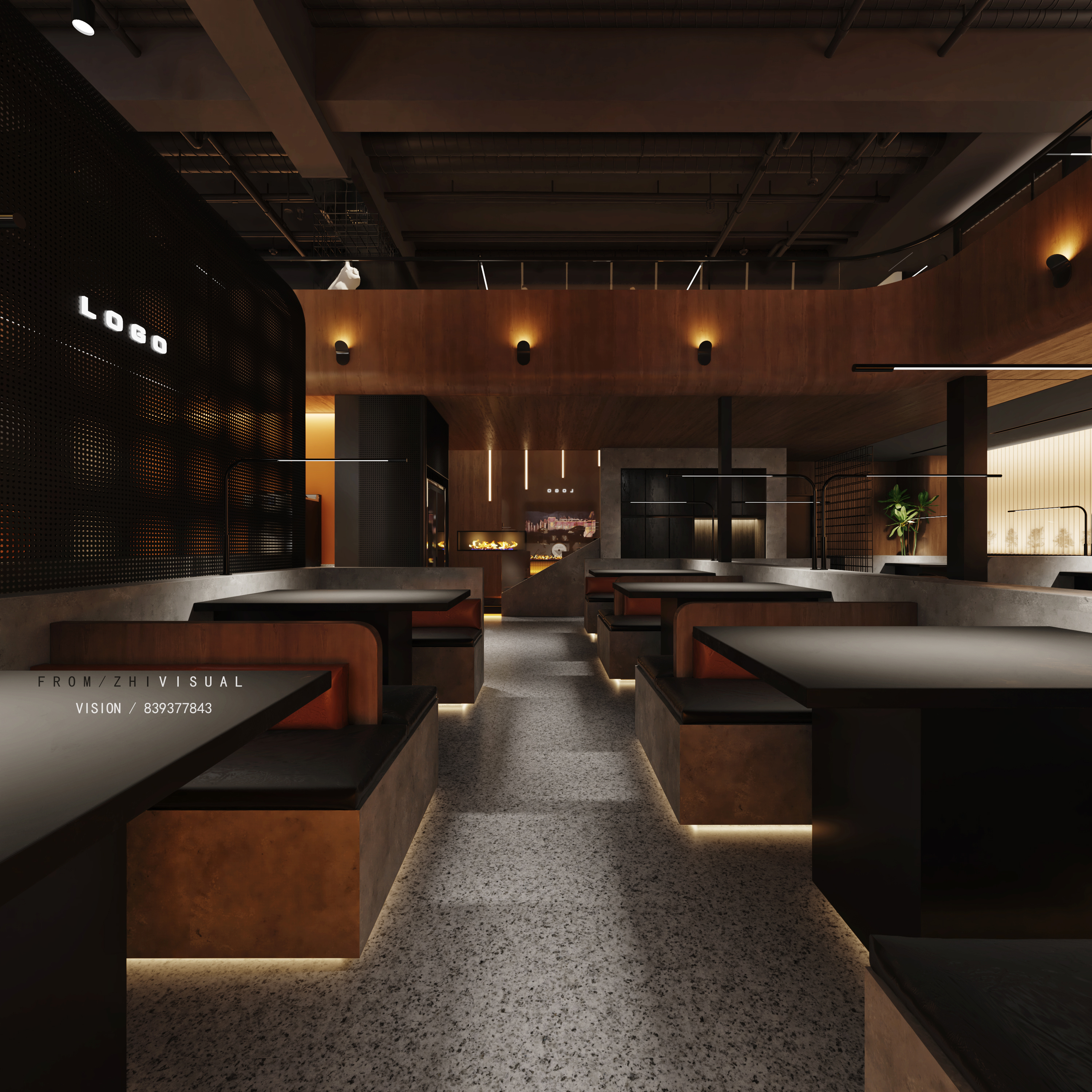 3DMAX2019 VR PSCC 打造惊艳餐饮空间-11