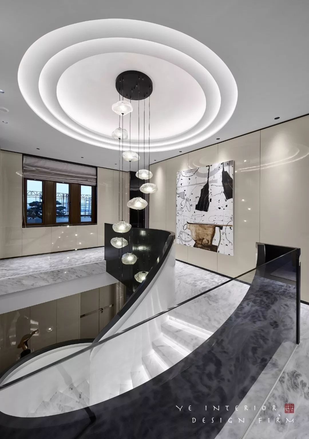 玉环滨江壹号别墅,演绎意式轻奢与现代极简的优雅空间-48