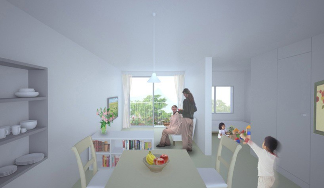 多层临时住宅丨日本-57