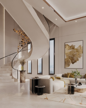 Kuwait Private Villa - Experimenting with colors 2