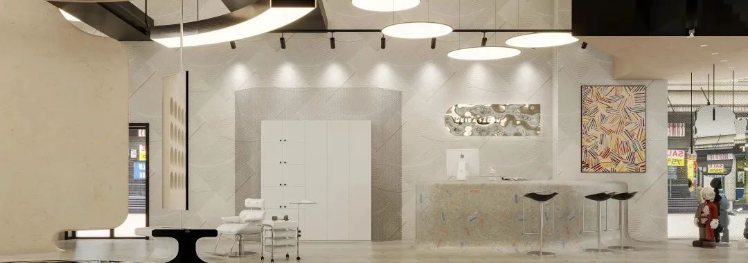 美容理发店精致设计丨半杯水工作室-49