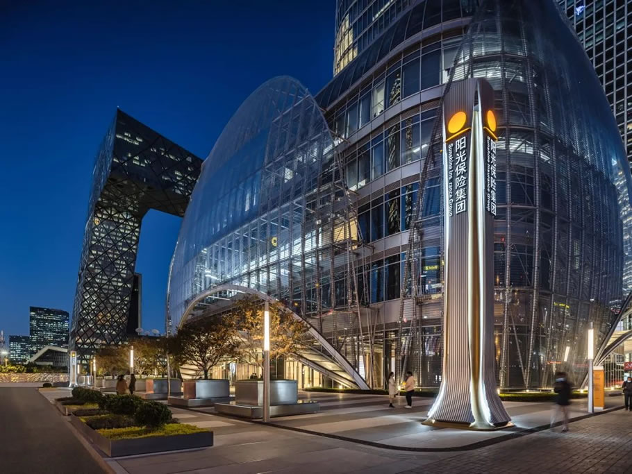 北京阳光金融中心丨中国北京丨易兰规划设计院,伍兹贝格建筑-0