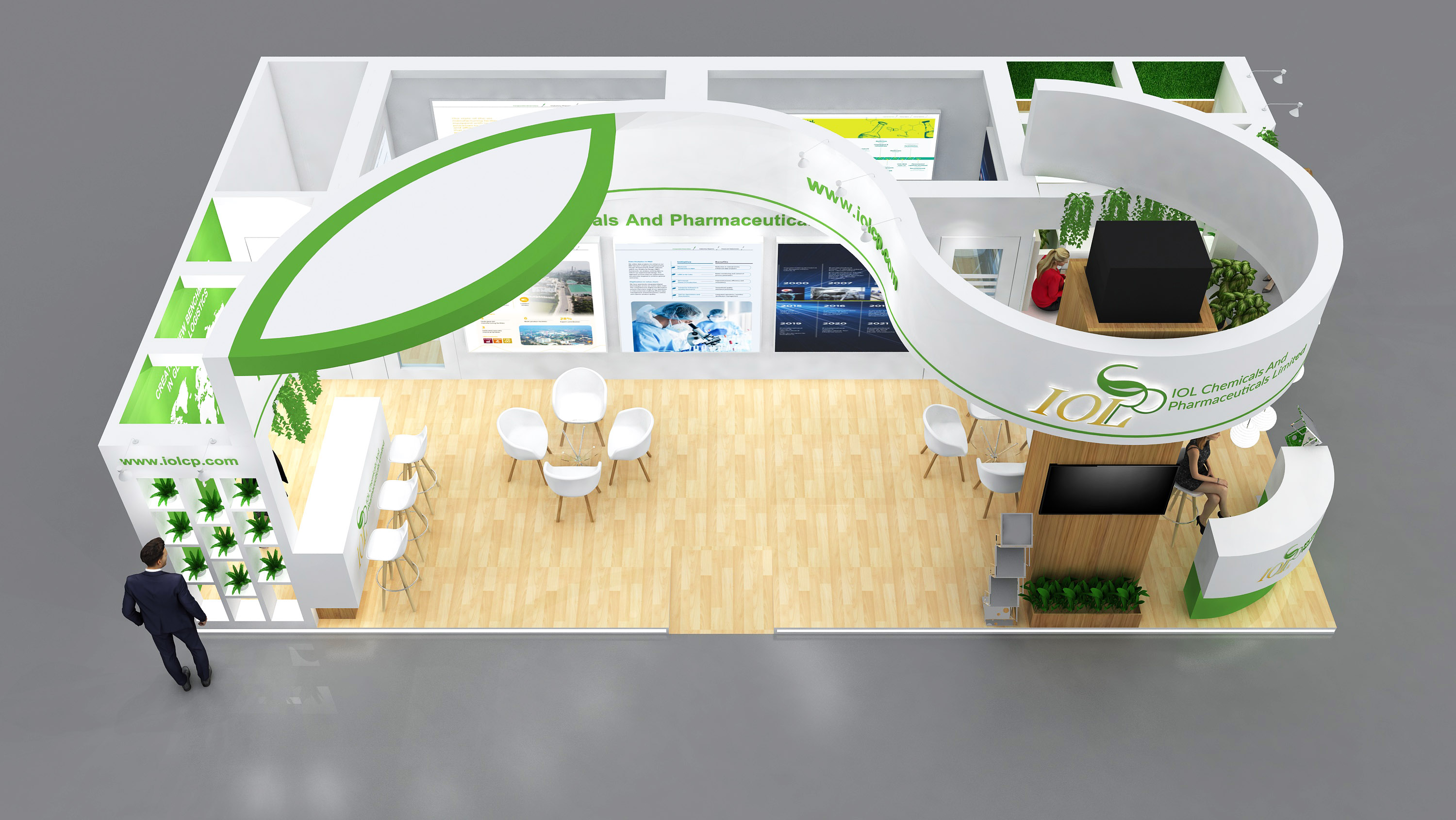 IOL 11X6M STALL DESIGN IN DELHI-8