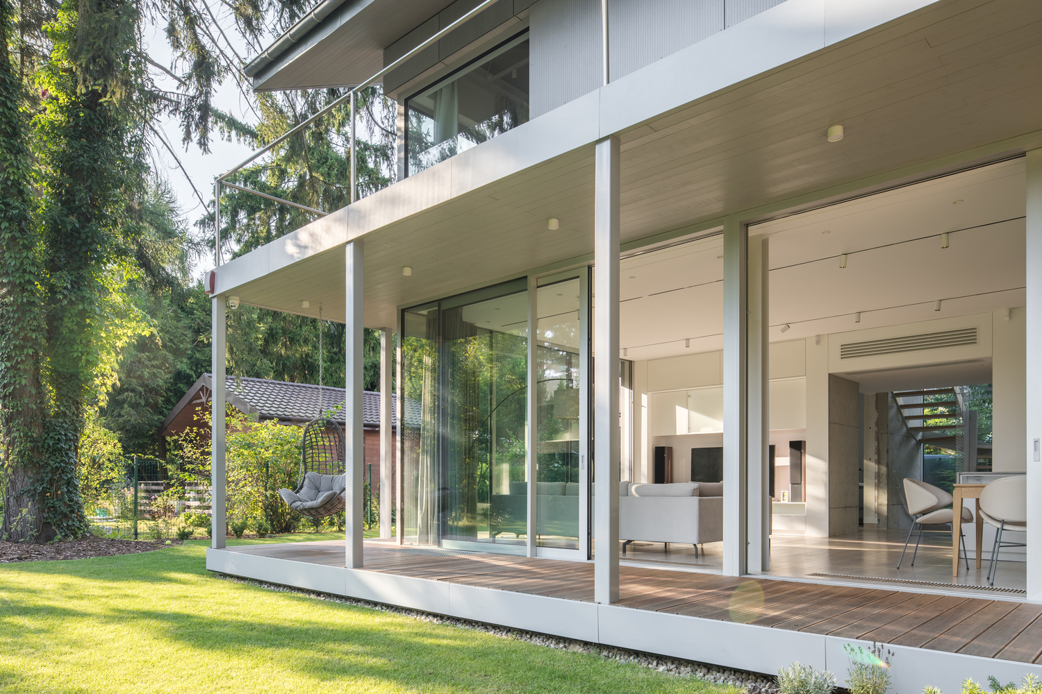 绿意盎然的自然居所·Konstancin 度假屋丨波兰华沙-21