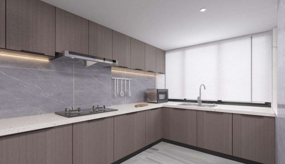 半日·现代简约,无主光源设计,个性斜顶,空间质感饱满-12