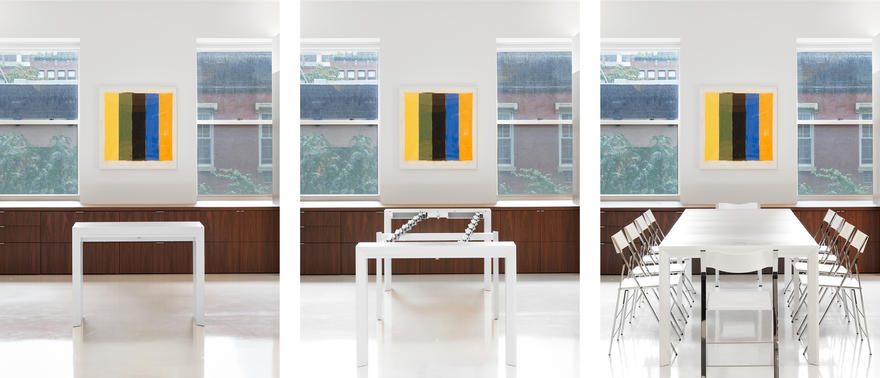 曼哈顿“无限”公寓 | 创意反射面与移动墙打造现代小户型空间-7