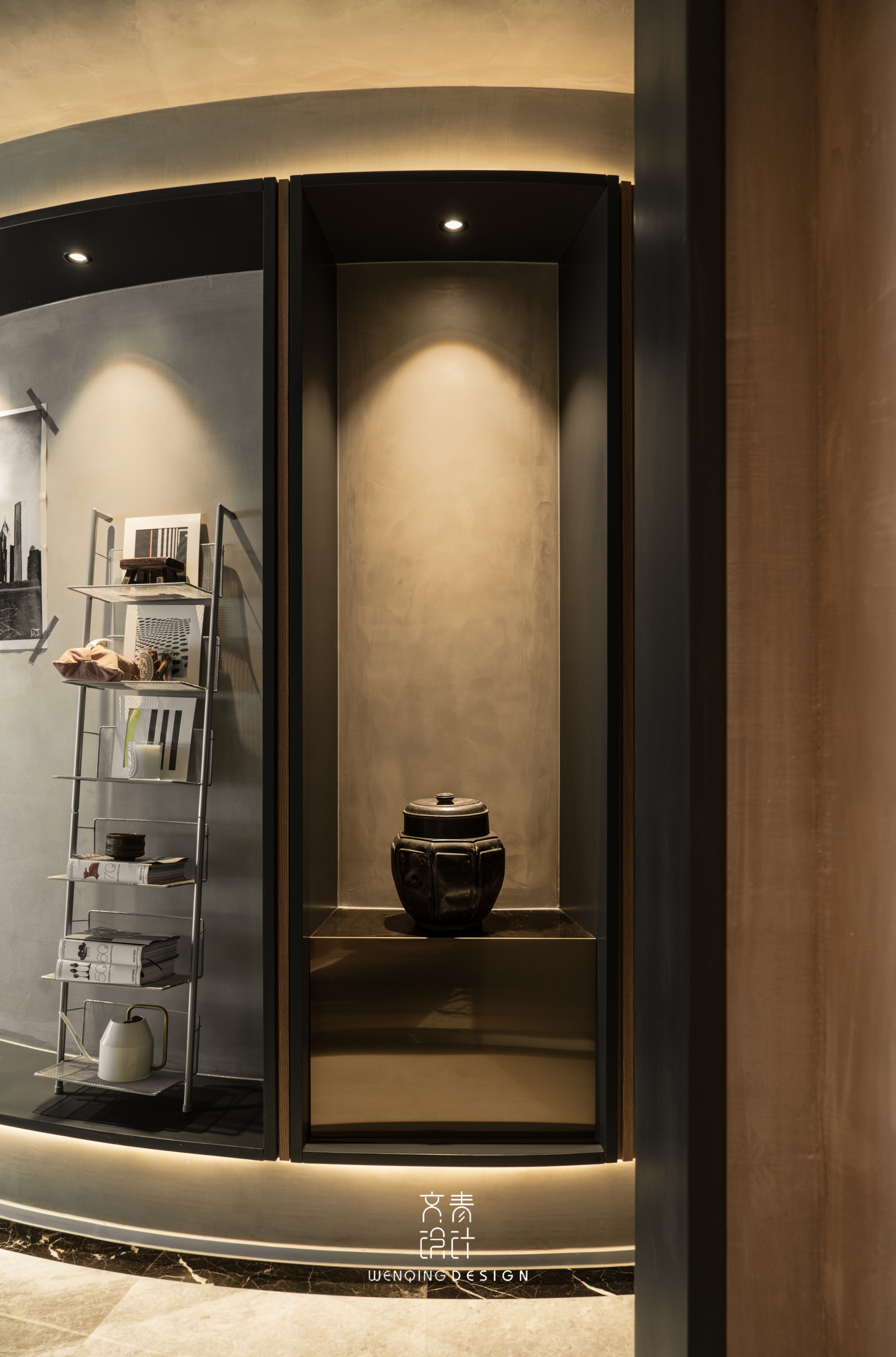 扇形户型复古大宅设计-7