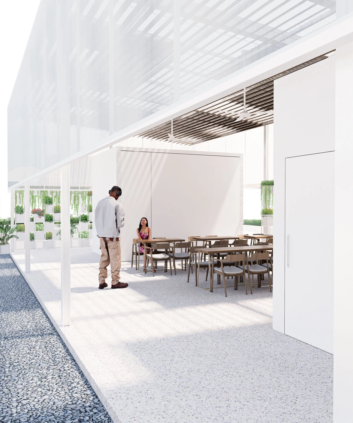 在屋顶下，在花园内丨柬埔寨丨Mak Molirithiruth 等-6