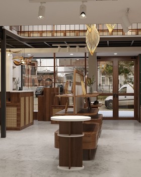 纪念品商店室内设计丨越南河内丨Nguyen Hong Nhung