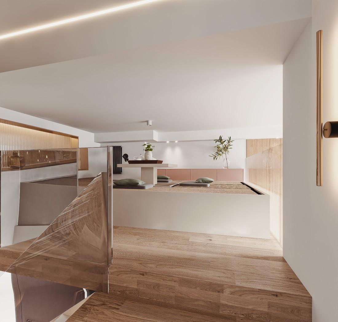 蓝色轻奢极简男生卧室设计-10