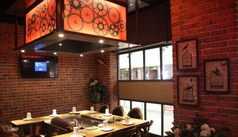 虎门万达57°湘工业风餐厅设计-7