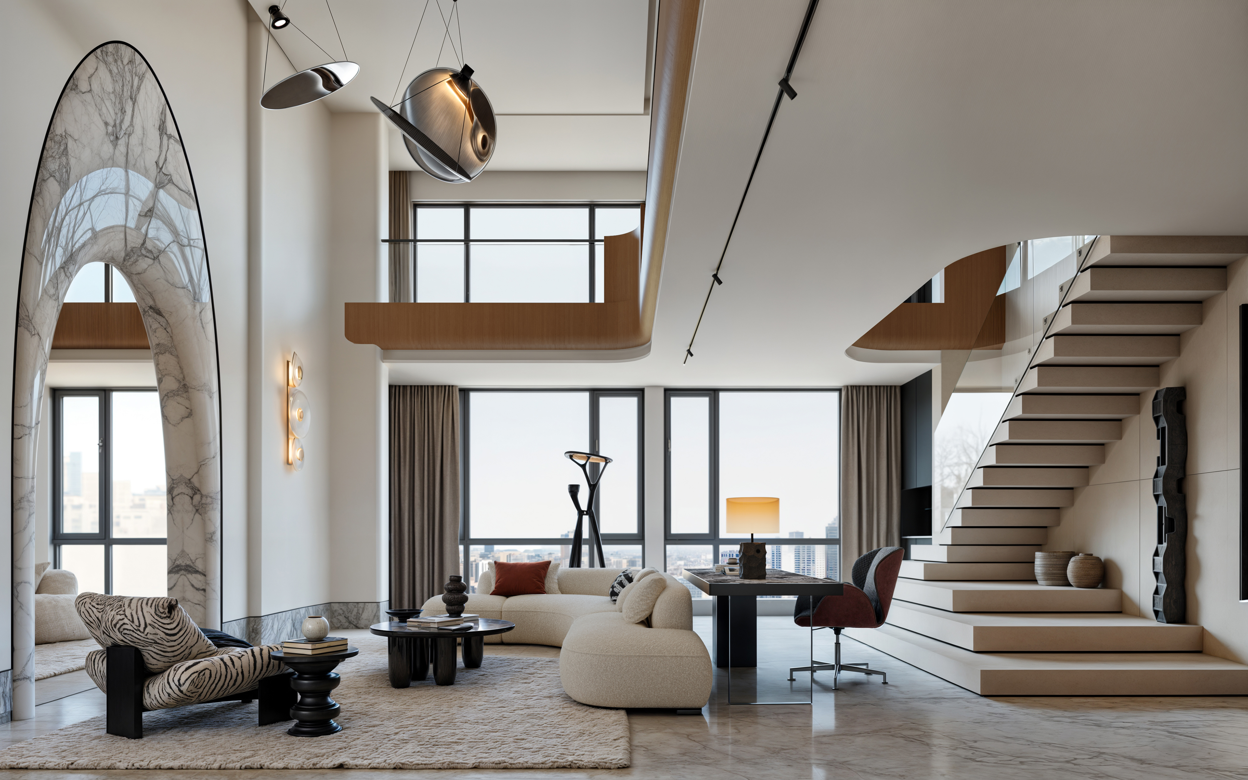 现代意式别墅——长沙佐尚视觉-8