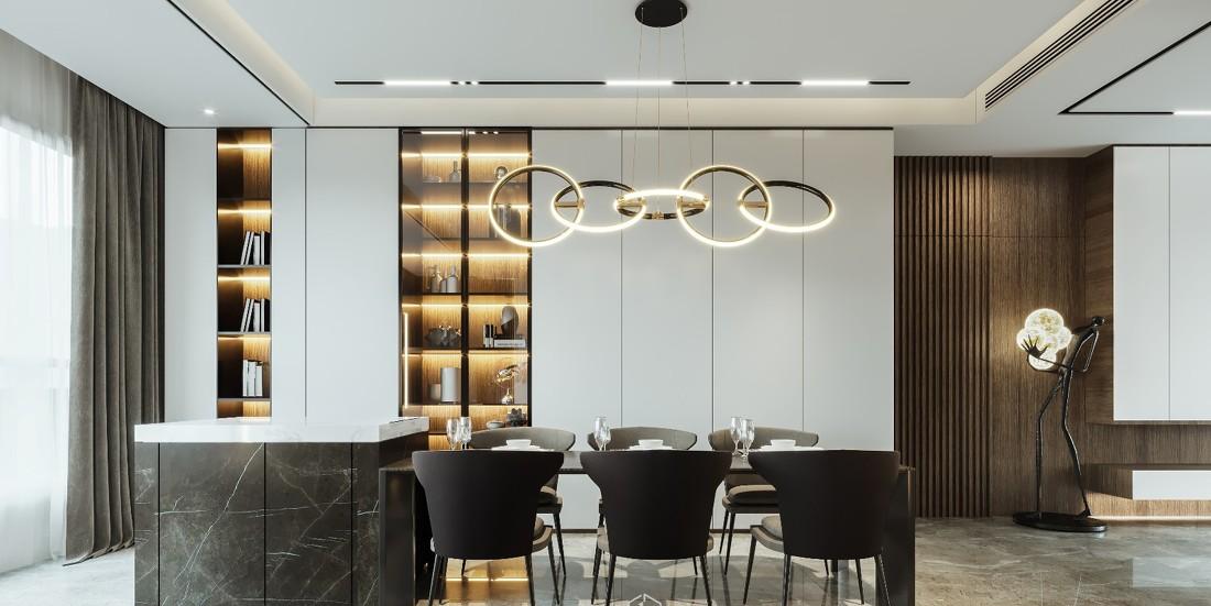 成都高新区蔚蓝卡地亚低调奢华室内设计丨中国成都-17