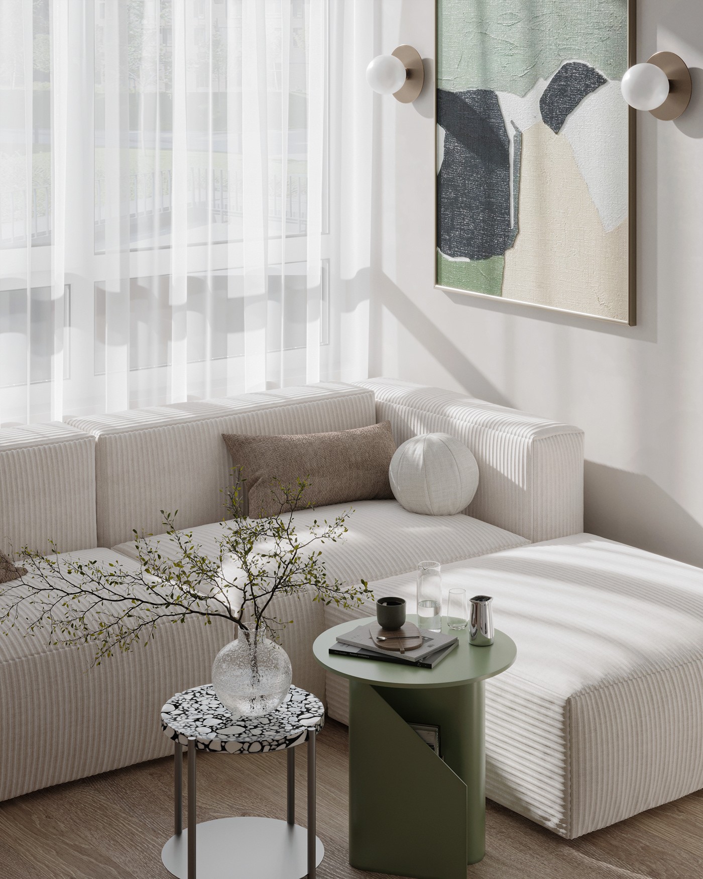 清新绿空间设计 轻盈又养眼-2