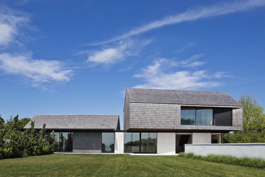 纽约 Sagaponack 的多层次生态住宅-1