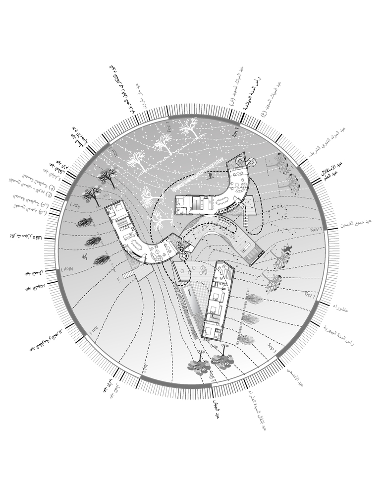 雪上度假胜地中的曲线住宅-70