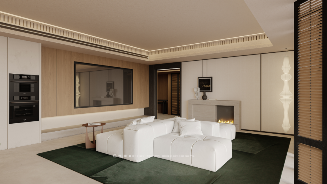 得间设计丨精装改法式婚房，将时光浸润在260㎡的质感新居里-48