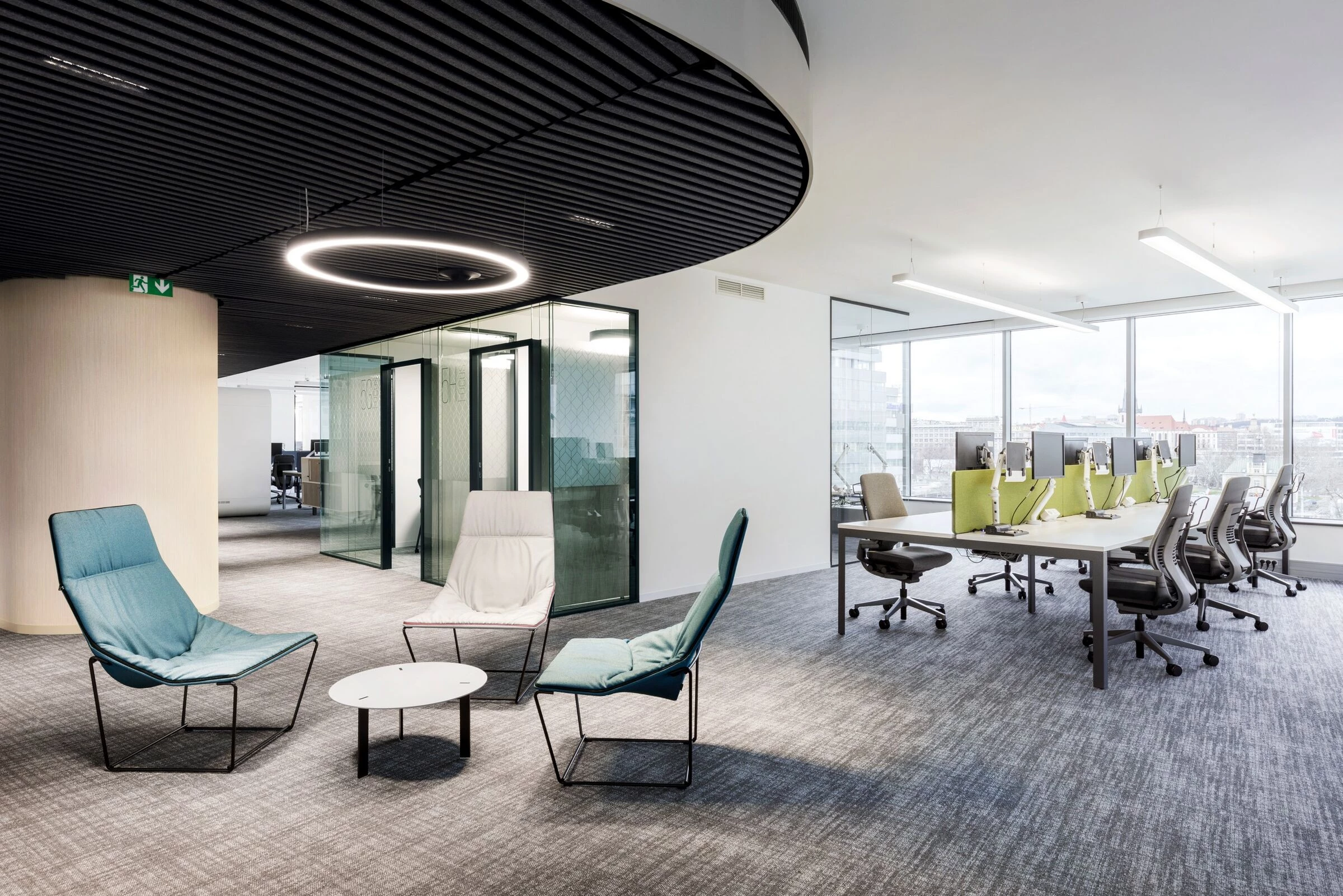 捷克 KPMG Prague 办公室 | 现代协作与舒适的完美结合-19