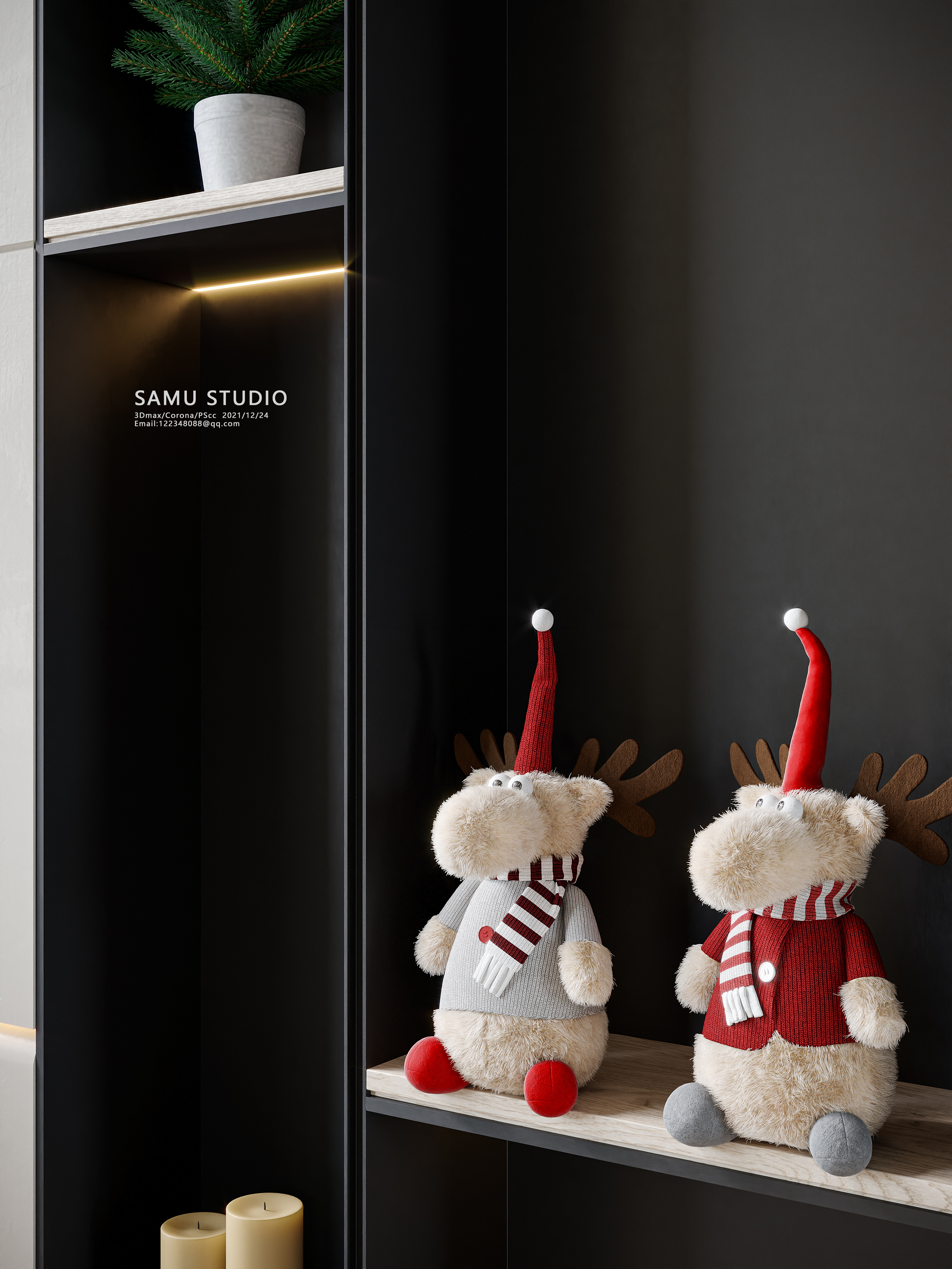 SAMU STUDIO 的 2021 圣诞室内设计-11