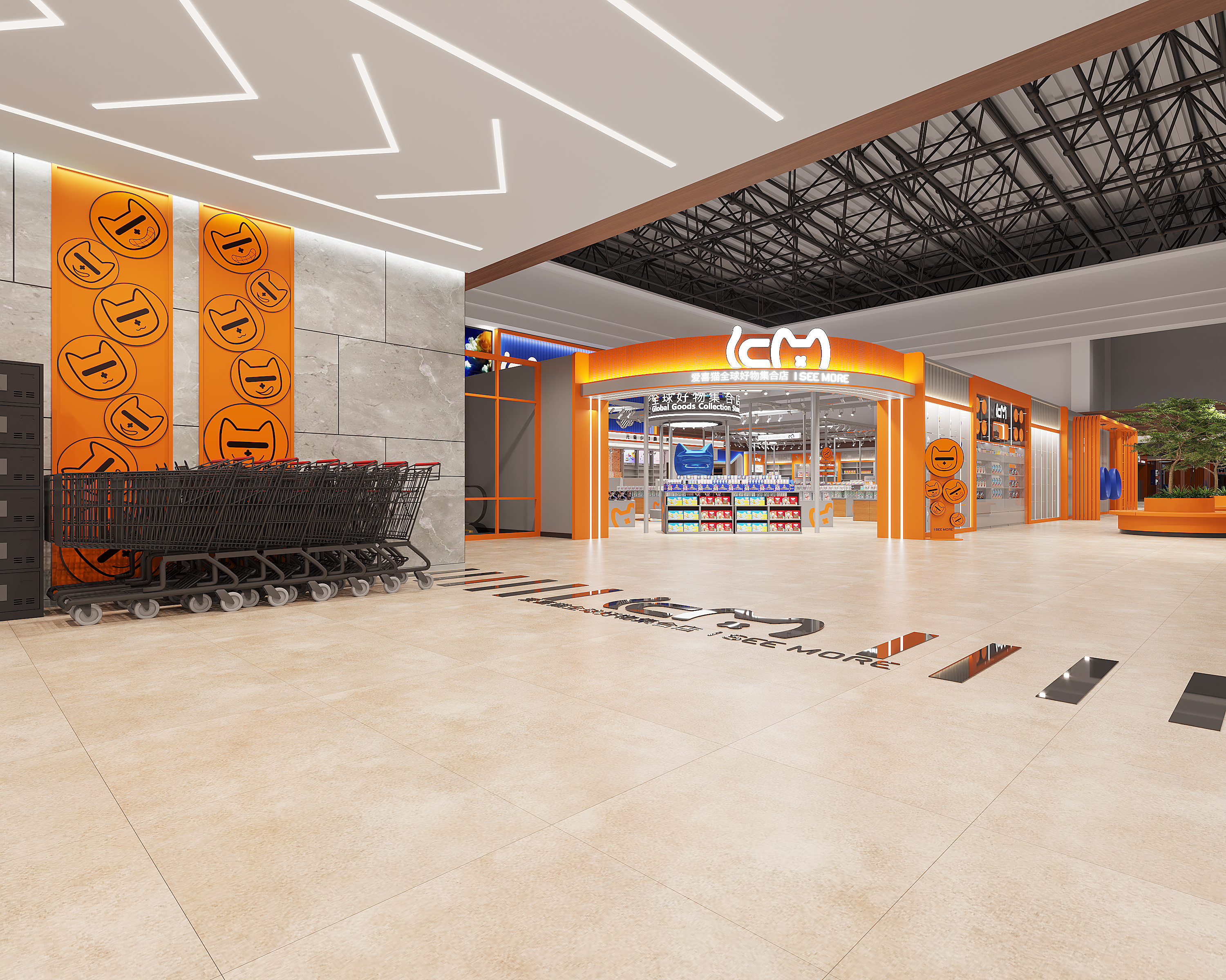 爱喜猫全球好物集合店设计丨中国浙江丨三景装饰-6