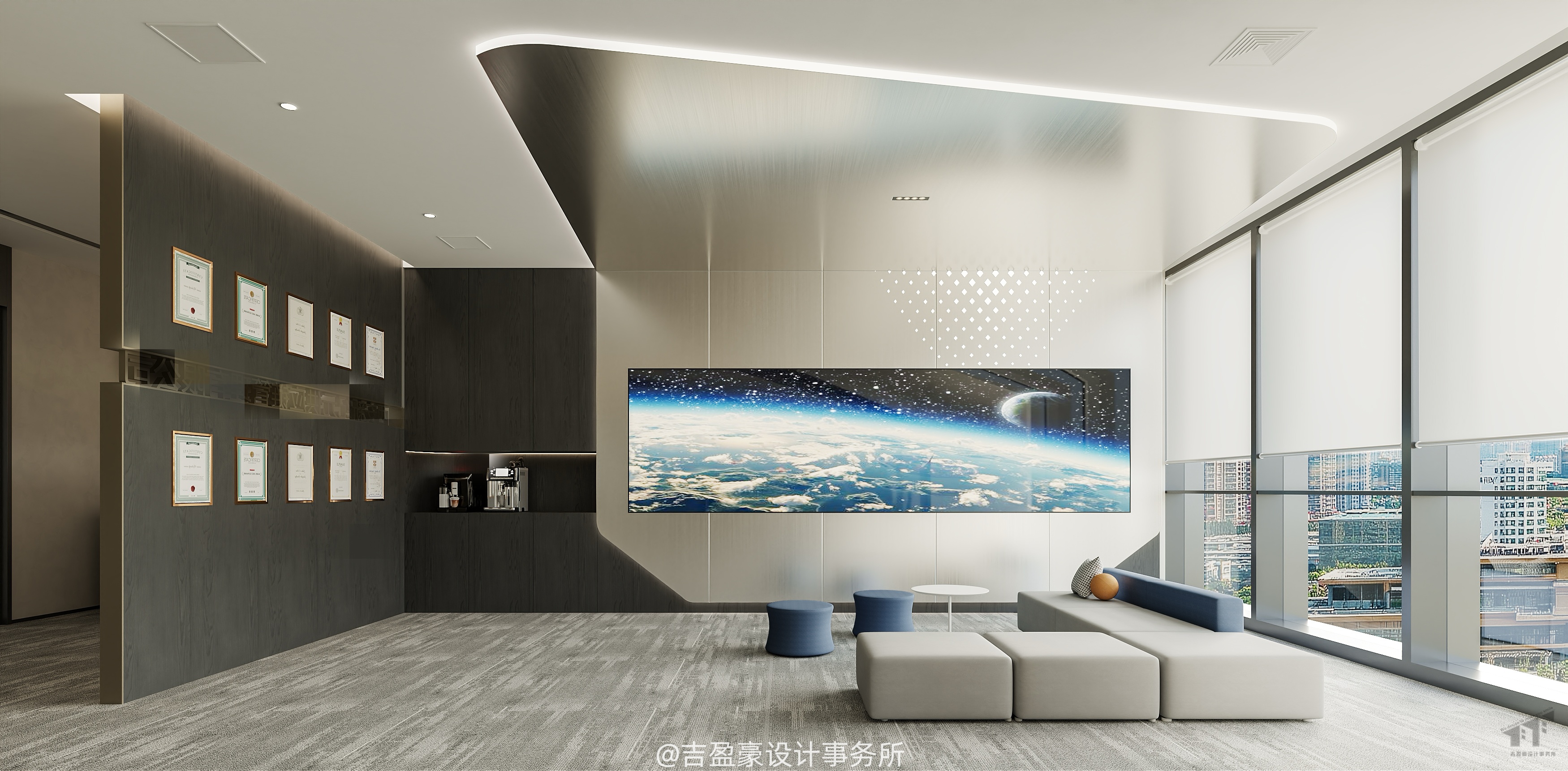 高效办公空间的美学重构与商业格局的彰显-0