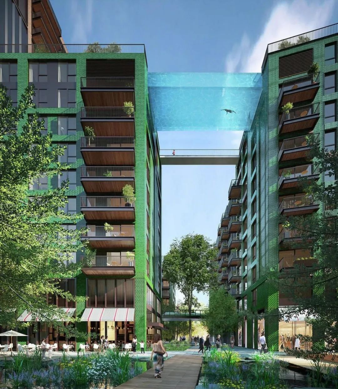 大使館花園區Legacy Buildings空中透明泳池项目丨英国伦敦丨HAL Architects,奧雅納工程顧問等-4