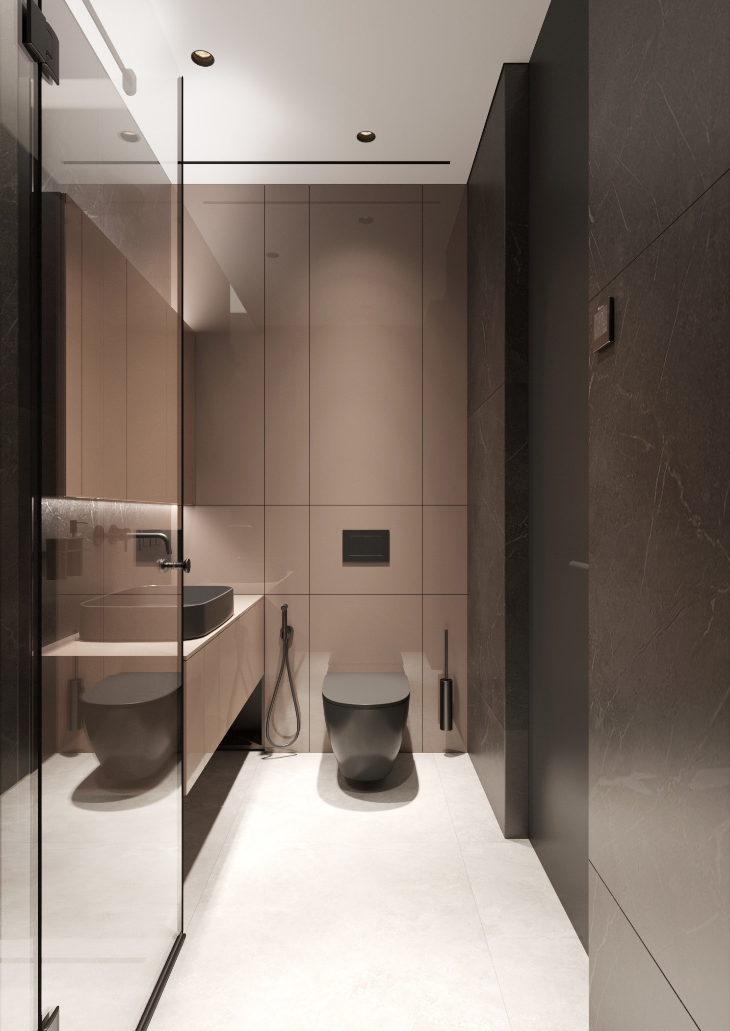 95㎡浅色系公寓设计 既舒适又精致-12