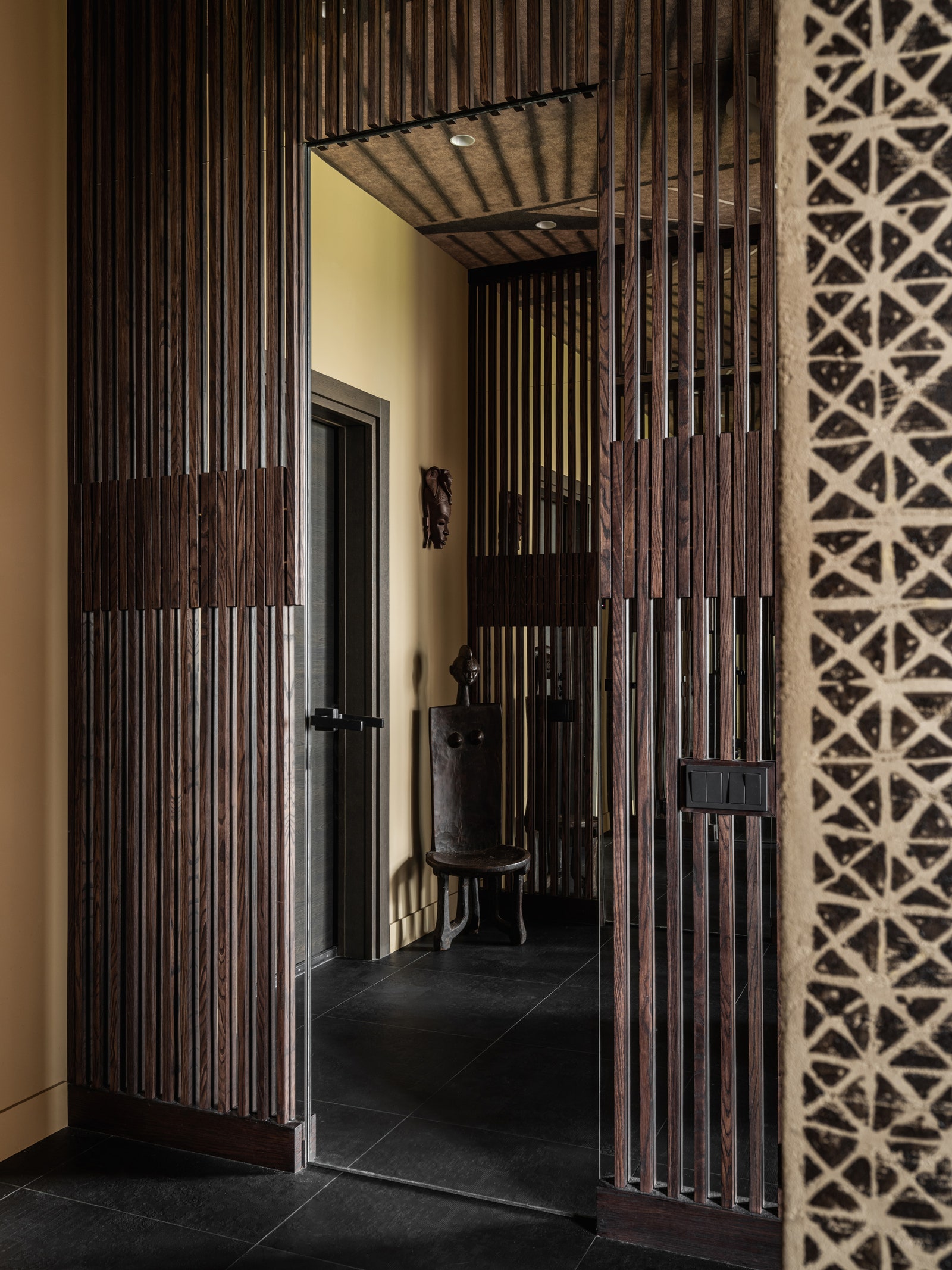 莫斯科带非洲主题的公寓设计丨俄罗斯莫斯科丨建筑师德米特里和塔季扬娜·霍罗舍夫夫妇-15