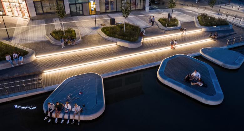 bgmr Landschaftsarchitekten丨Umgestaltung Holstenbrücke, Kleiner Kiel Kanal丨德国-49