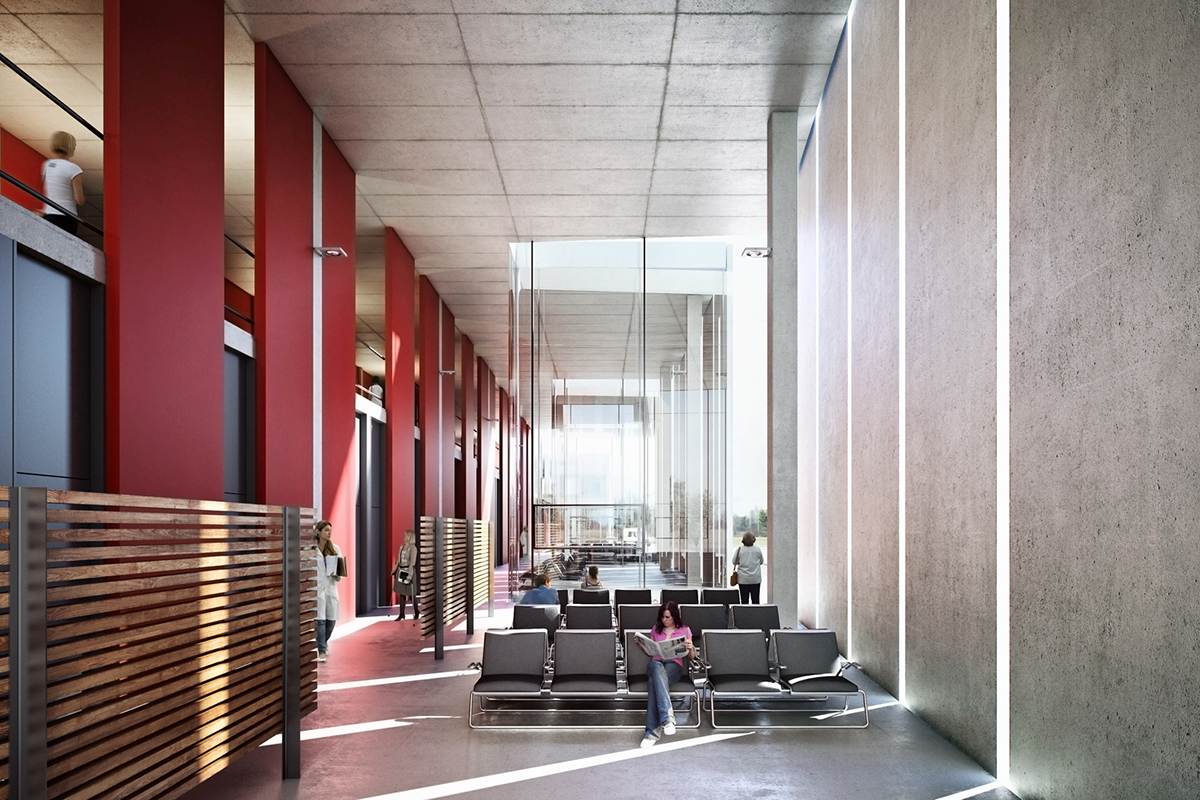 巴西圣贝尔纳多公共医院 | 现代医疗空间的典范-7