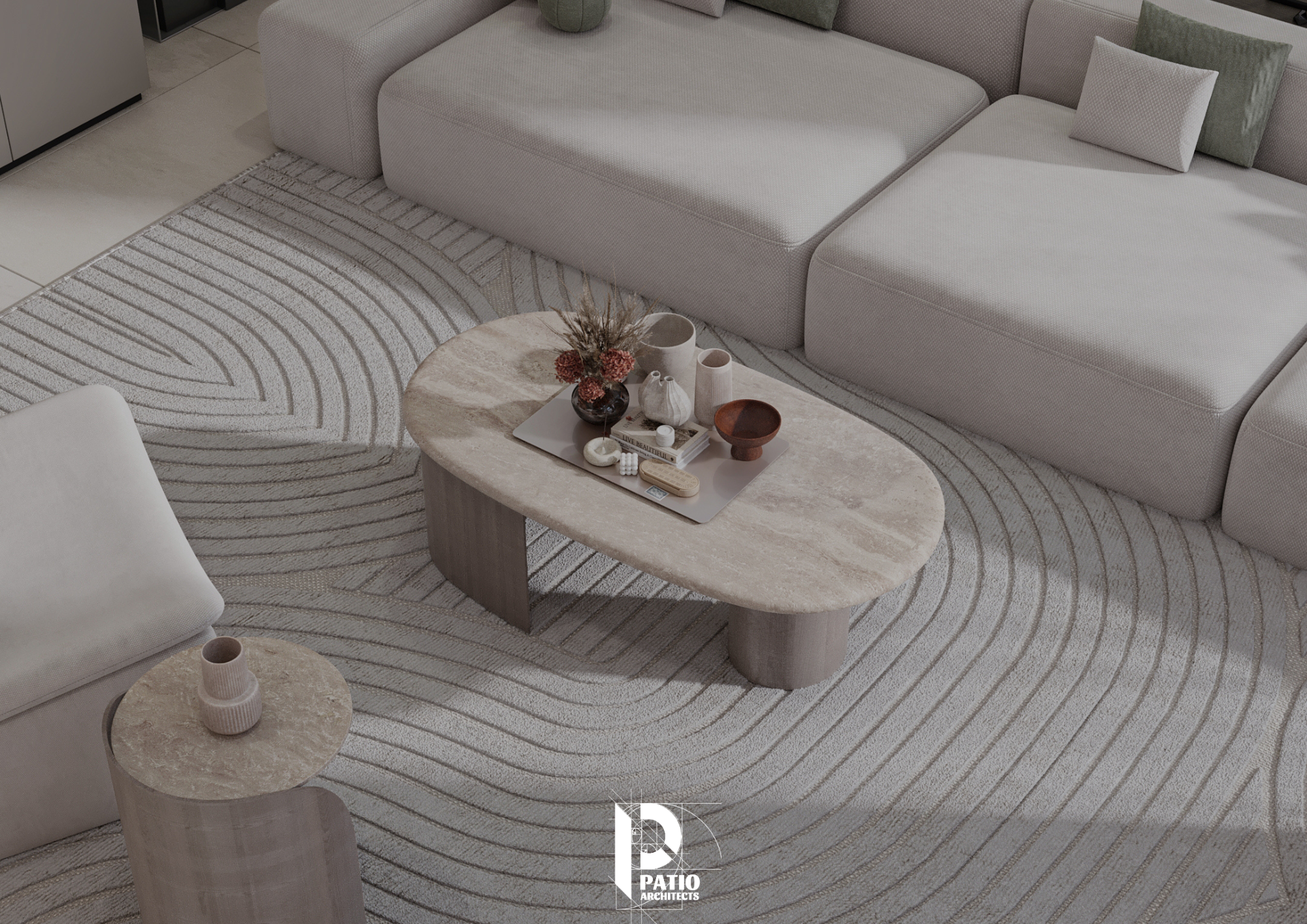 Modern family living room & Coffee Corner-7