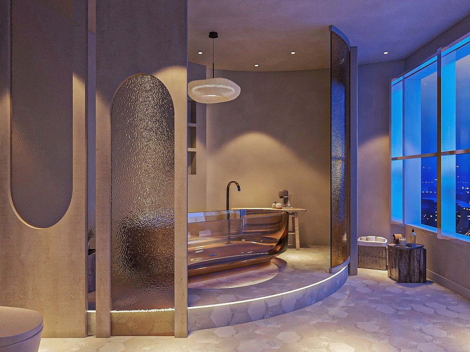 A modern and luxurious bathroom design-16