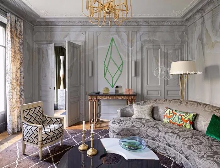 高级灰+绿色，自然派氧气空间：撩人上演都市新优雅-28