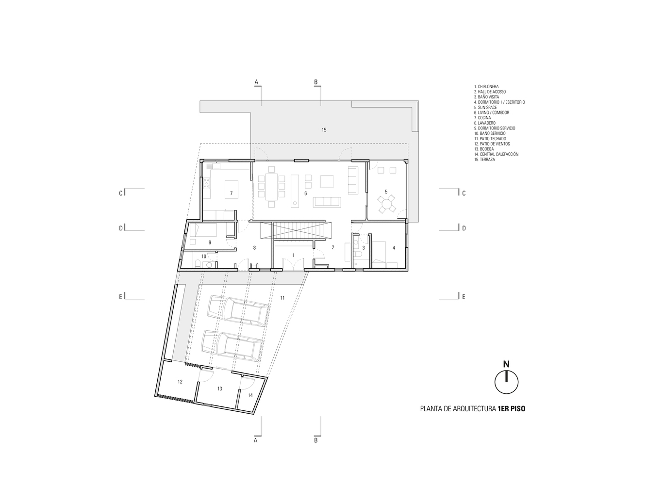 智利海滨环保别墅 | 巧妙利用气候优势，营造舒适居住环境-14