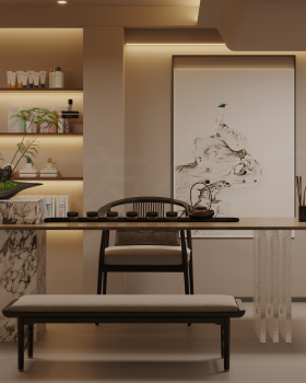 原木美容店效果图