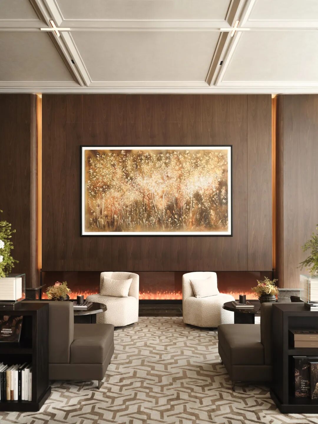 璞辉设计|梅影映湖，府藏天地-26