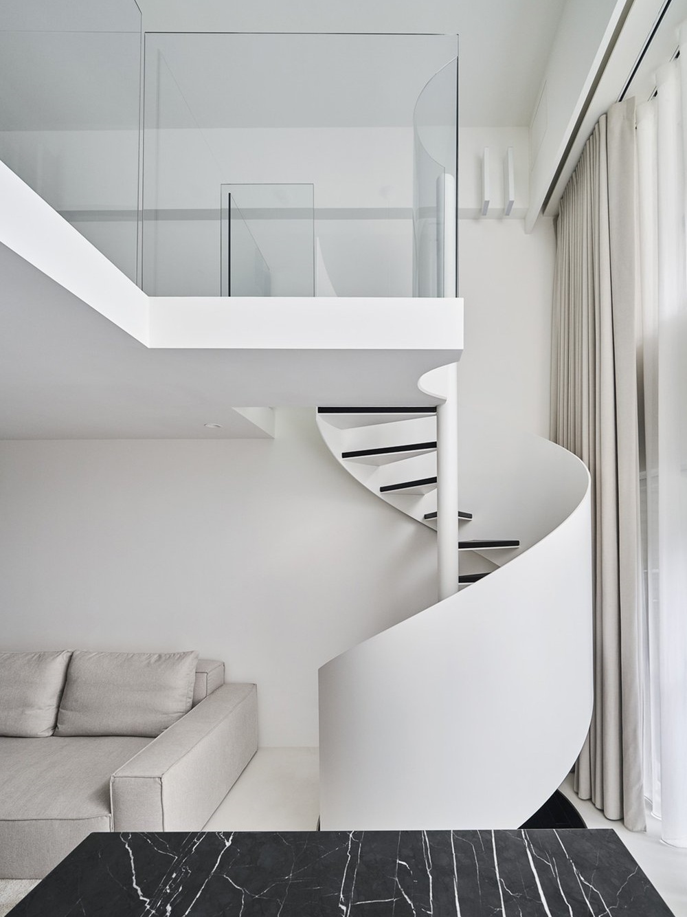 198㎡黑白经典极简的家-8