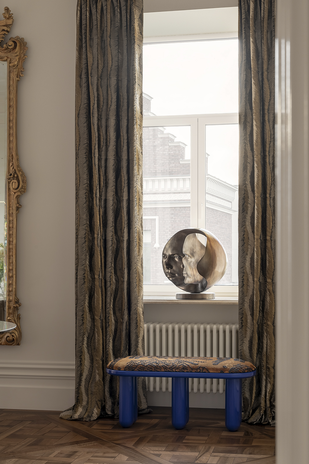 美好时代、装饰艺术、中世纪现代主义与粗野主义公寓丨乌克兰丨Yana Molodykh-4