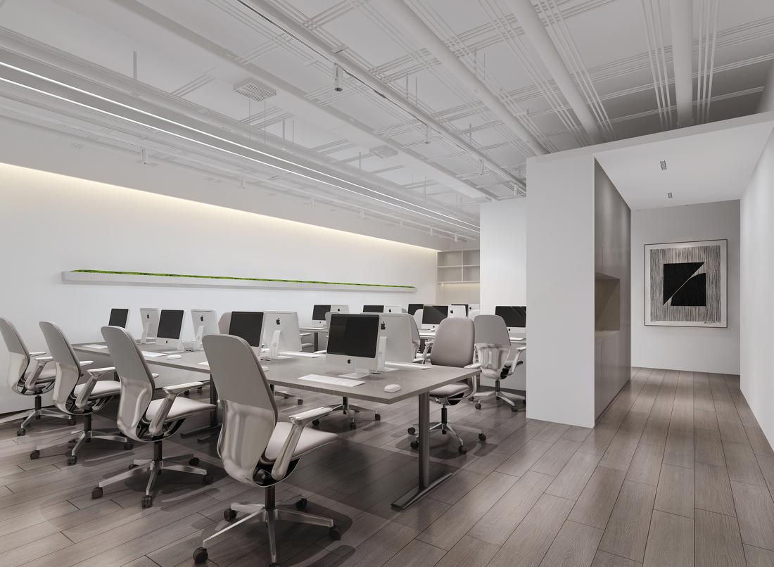 简约人文办公空间设计-18