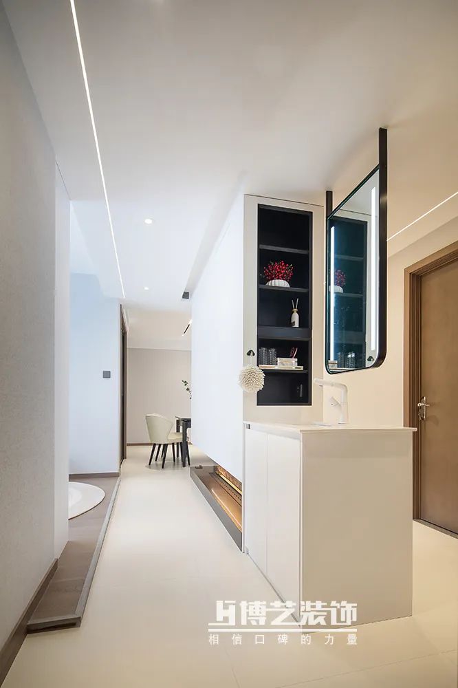 奶油色家居,温馨宁静的现代简约设计丨博艺装饰-34