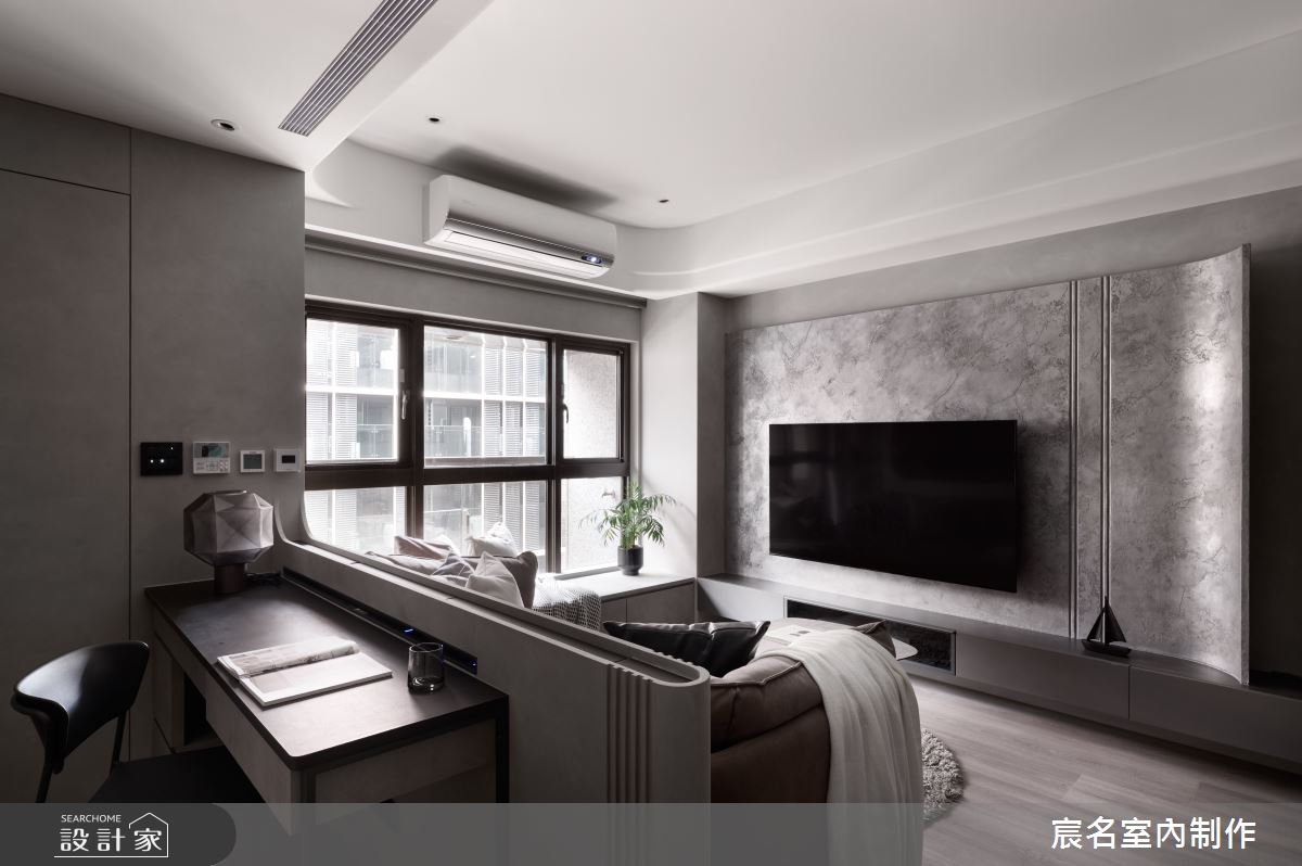 宸名·25·现代风·20坪设计案例丨宸名室内制作-17