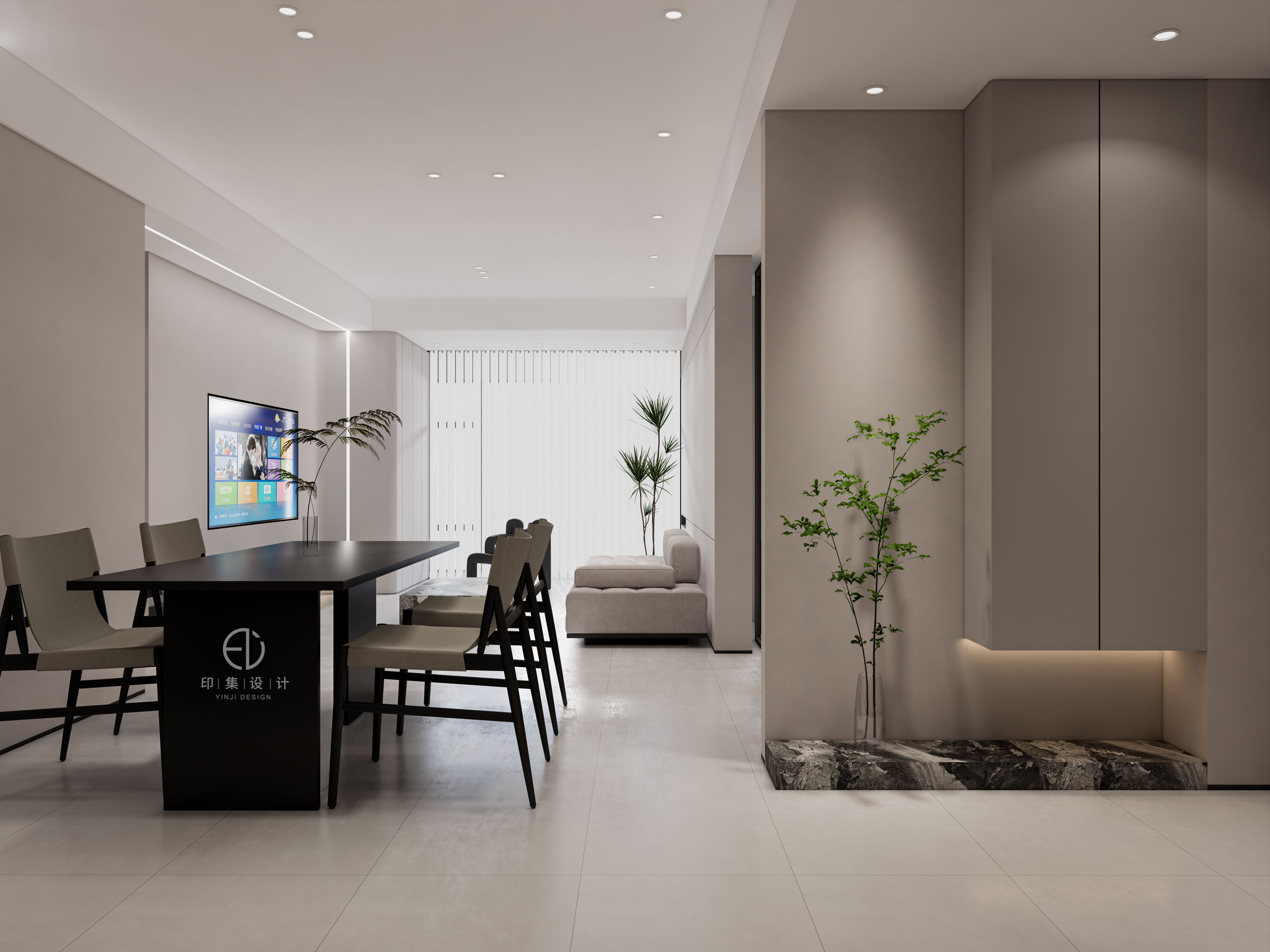 102㎡ 极简设计，静谧之境，回归纯粹-1