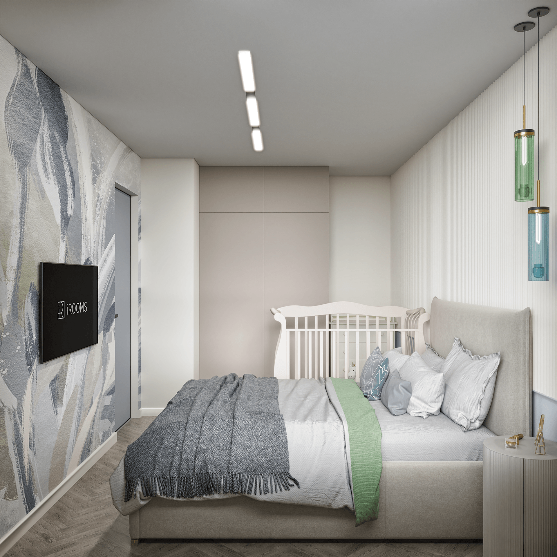 40 平方米公寓可视化设计丨Irooms Design-33