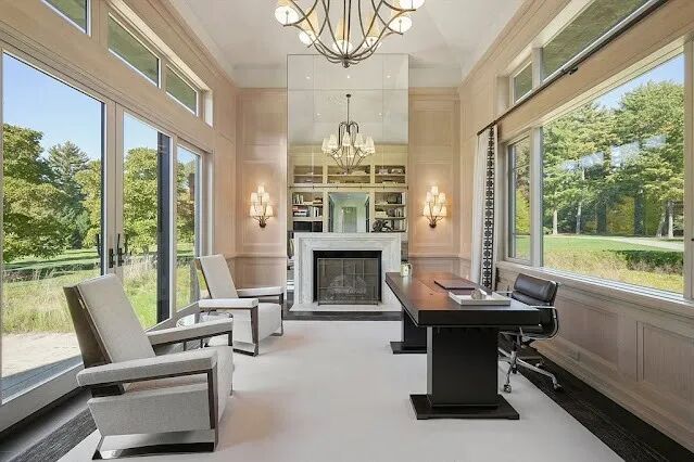 马萨诸塞州韦斯顿：藏在自然里的赖特式艺术豪宅-25