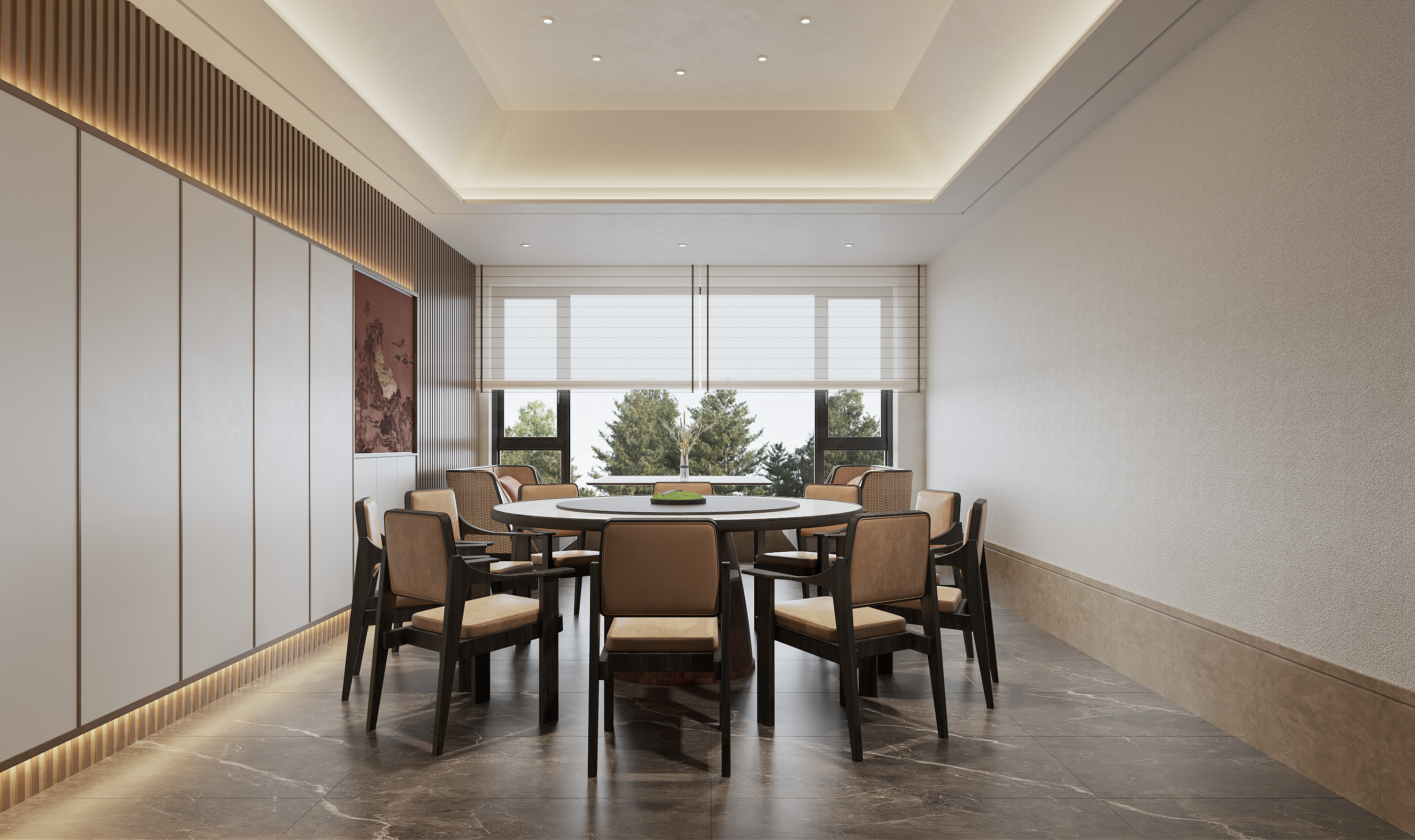 诧寂式 餐厅每个空间都彰显文艺的气息-7