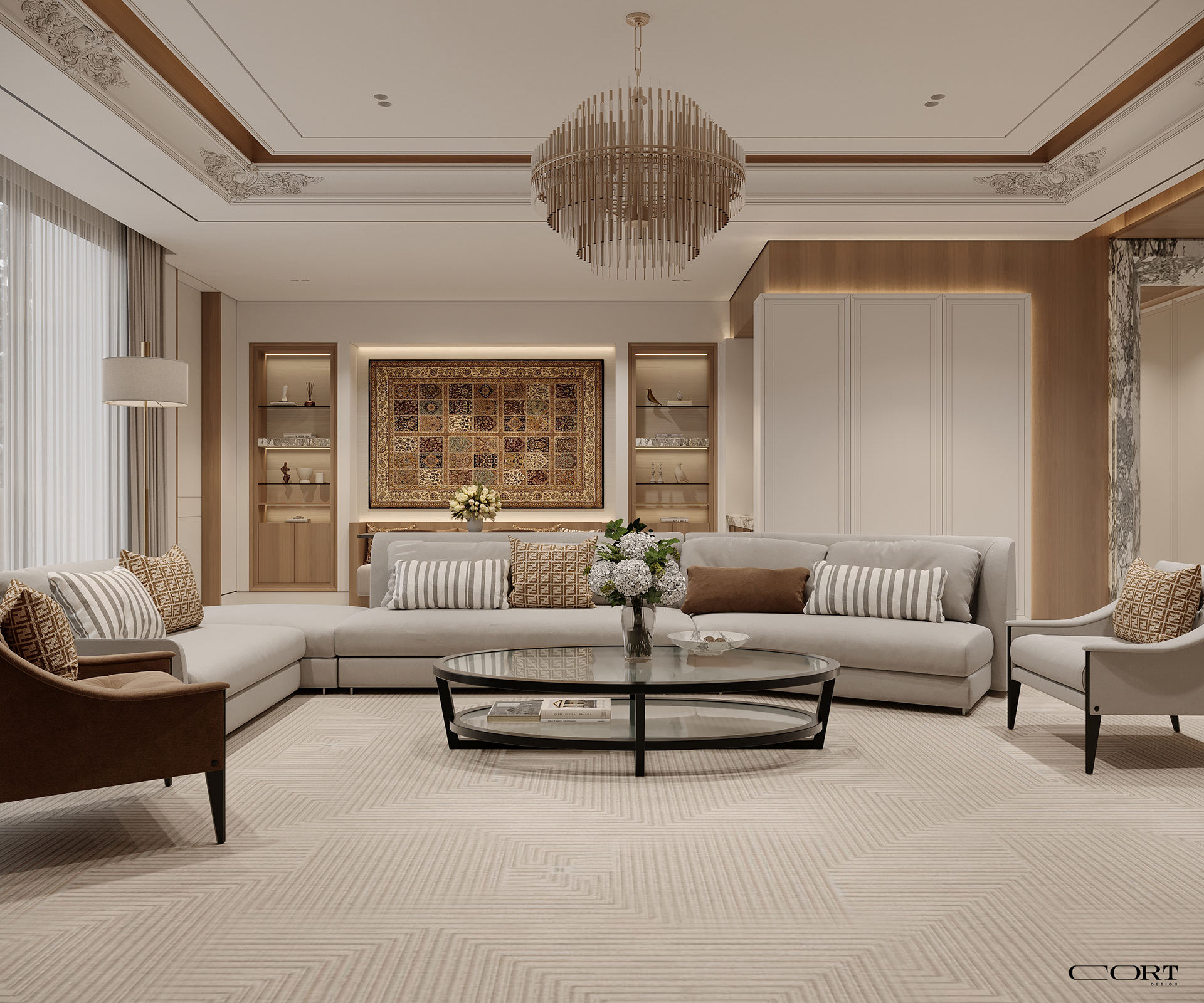 NEO CLASSIC VILLA（新古典别墅）丨沙特阿拉伯利雅得丨CORT Design-18